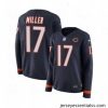 Womens Nike Chicago Bears 17 Anthony Miller Limited Navy Blue Therma Long Sleeve NFL Jersey
