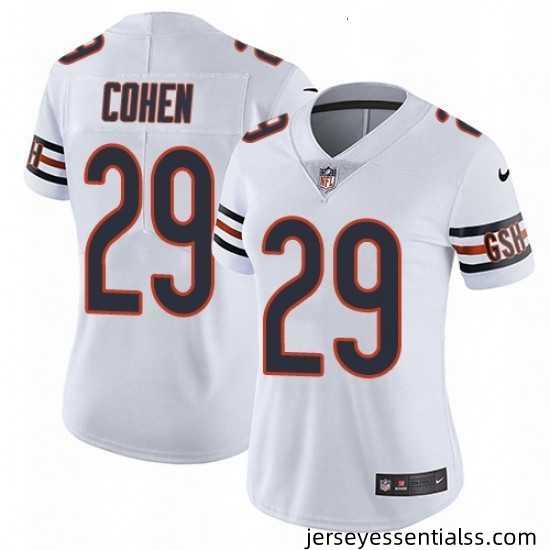 Womens-Nike-Chicago-Bears-29-Tarik-Cohen-White-Vapor-Untouchable-Limited-Player-NFL-Jersey-625426_21769_550X550