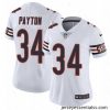 Womens Nike Chicago Bears 34 Walter Payton Elite White NFL Jersey