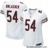 Womens Nike Chicago Bears 54 Brian Urlacher Game White NFL Jersey