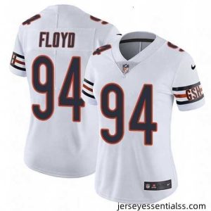 Womens Nike Chicago Bears 94 Leonard Floyd White Vapor Untouchable Limited Player NFL Jersey