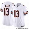 Chicago Bears 13 Keenan Allen White 2023 F.U.S.E Vapor Stitched Football Jersey