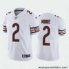 Chicago Bears 2 D J  Moore White Vapor Untouchable Stitched Football Jersey