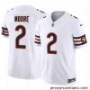 Chicago Bears 2 DJ Moore White Vapor Limited Stitched NFL Jersey II