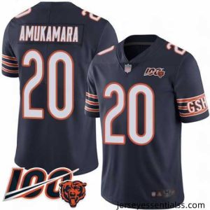 Chicago Bears 20 Prince Amukamara Navy Blue Team Color 100th Season Limited Football Jersey