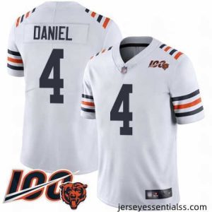 Chicago Bears 4 Chase Daniel White 100th Season Limited Football Jersey