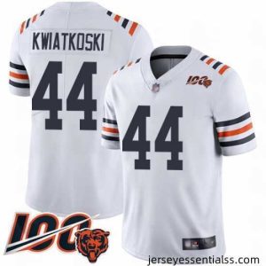 Chicago Bears 44 Nick Kwiatkoski White 100th Season Limited Football Jersey
