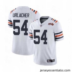Chicago Bears 54 Brian Urlacher White 100th Season Limited Football Jersey