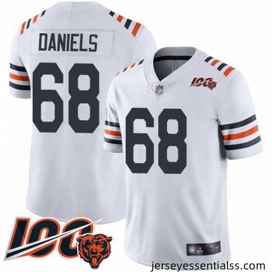 Youth-Chicago-Bears-68-James-Daniels-White-100th-Season-Limited-Football-Jersey-708946_21770_550X550