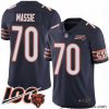 Chicago Bears 70 Bobby Massie Navy Blue Team Color 100th Season Limited Football Jersey