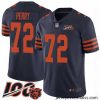 Chicago Bears 72 William Perry Limited Navy Blue Rush Vapor Untouchable 100th Season Football Jersey