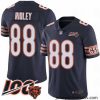 Chicago Bears 88 Riley Ridley Navy Blue Team Color 100th Season Limited Football Jersey