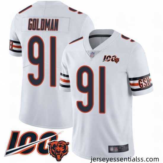 Youth-Chicago-Bears-91-Eddie-Goldman-White-Vapor-Untouchable-Limited-Player-100th-Season-Football-Jersey-709085_21770_550X550