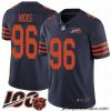 Chicago Bears 96 Akiem Hicks Limited Navy Blue Rush Vapor Untouchable 100th Season Football Jersey