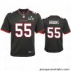 Derrick Brooks Buccaneers Pewter Super Bowl Lv Game Jersey