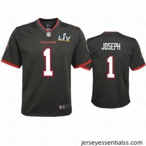 Greg Joseph Buccaneers Pewter Super Bowl Lv Game Jersey