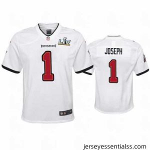 Greg Joseph Buccaneers White Super Bowl Lv Game Jersey