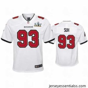 Ndamukong Suh Buccaneers White Super Bowl Lv Game Jersey