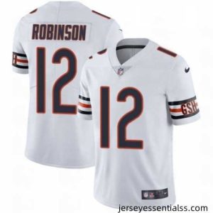Nike Chicago Bears 12 Allen Robinson White Vapor Untouchable Limited Player NFL Jersey