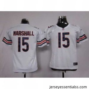 Nike Chicago Bears #15 Marshall White Nike NFL Jerseys