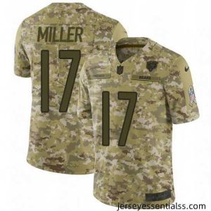 Nike Chicago Bears 17 Anthony Miller Limited Camo 2018 Salute to Service NFL Jersey