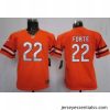 Nike Chicago Bears 22# Matt Forte Orange NFL Jerseys
