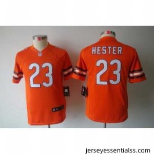 Nike Chicago Bears #23 Devin Hester Orange Color Limited Jerseys
