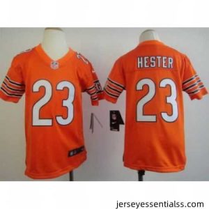 Nike Chicago Bears 23 Devin Hester Orange NFL Jerseys