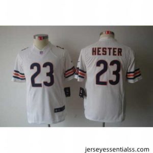Nike Chicago Bears #23 Devin Hester White Color Limited Jerseys