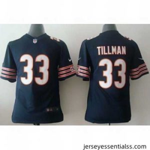 Nike Chicago Bears #33 Charles Tillman Navy Blue Team Color Stitched NFL Jersey
