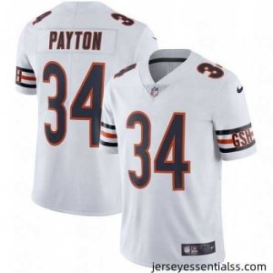 Nike Chicago Bears 34 Walter Payton White Vapor Untouchable Limited Player NFL Jersey