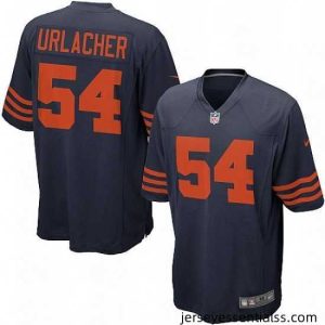 Nike Chicago Bears 54 Brian Urlacher Game Navy Blue Alternate NFL Jersey
