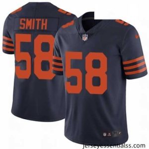 Nike Chicago Bears 58 Roquan Smith Navy Blue Alternate Vapor Untouchable Limited Player NFL Jersey