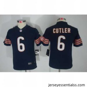 Nike Chicago Bears #6 Cutler Blue Limited Jerseys