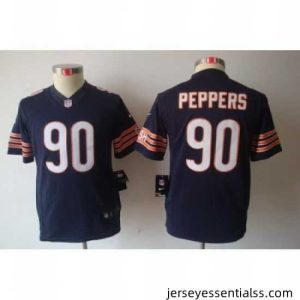 Nike Chicago Bears #90 Julius Peppers Blue Color Limited Jerseys