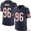 Nike Chicago Bears 96 Akiem Hicks Elite Navy Blue Team Color NFL Jersey