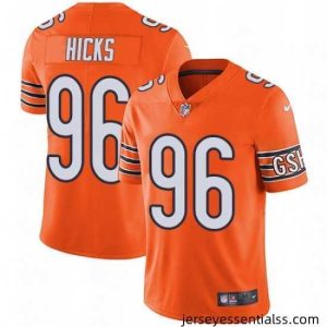 Nike Chicago Bears 96 Akiem Hicks Limited Orange Rush Vapor Untouchable NFL Jersey