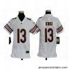 Nike NFL Chicago Bears #13 Johnny Knox White Jerseys