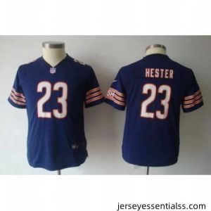 Nike NFL Chicago bears #23 hester blue Jerseys