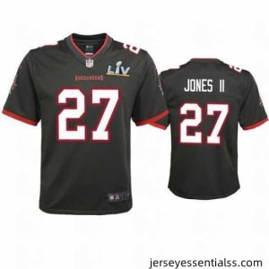 Ronald Jones Ii Buccaneers Pewter Super Bowl Lv Game Jersey