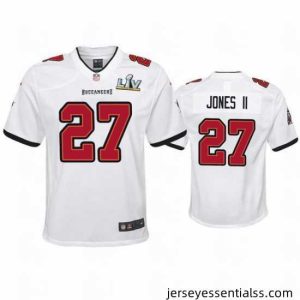 Ronald Jones Ii Buccaneers White Super Bowl Lv Game Jersey