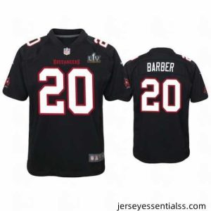 Ronde Barber Buccaneers Black Super Bowl Lv Game Fashion Jersey