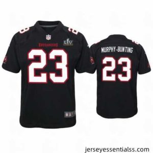 Sean Murphy Bunting Buccaneers Black Super Bowl Lv Game Fashion Jersey