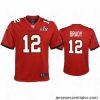 Tom Brady Buccaneers Red Super Bowl Lv Game Jersey