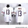 nike nfl jerseys chicago bears 13 white white[Elite][white]