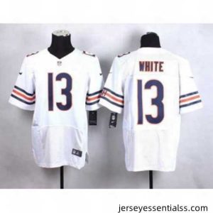 nike nfl jerseys chicago bears 13 white white[Elite][white]