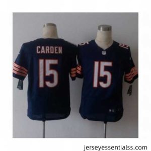 nike nfl jerseys chicago bears 15 carden blue[Elite][carden]
