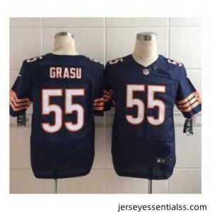 nike nfl jerseys chicago bears 55 grasu blue[Elite][grasu]