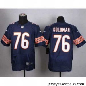 nike nfl jerseys chicago bears 76 goldman blue[Elite]