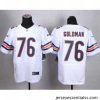 nike nfl jerseys chicago bears 76 goldman white[Elite]